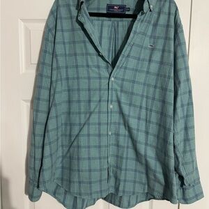 Nautica Green Casual Button Down Shirt